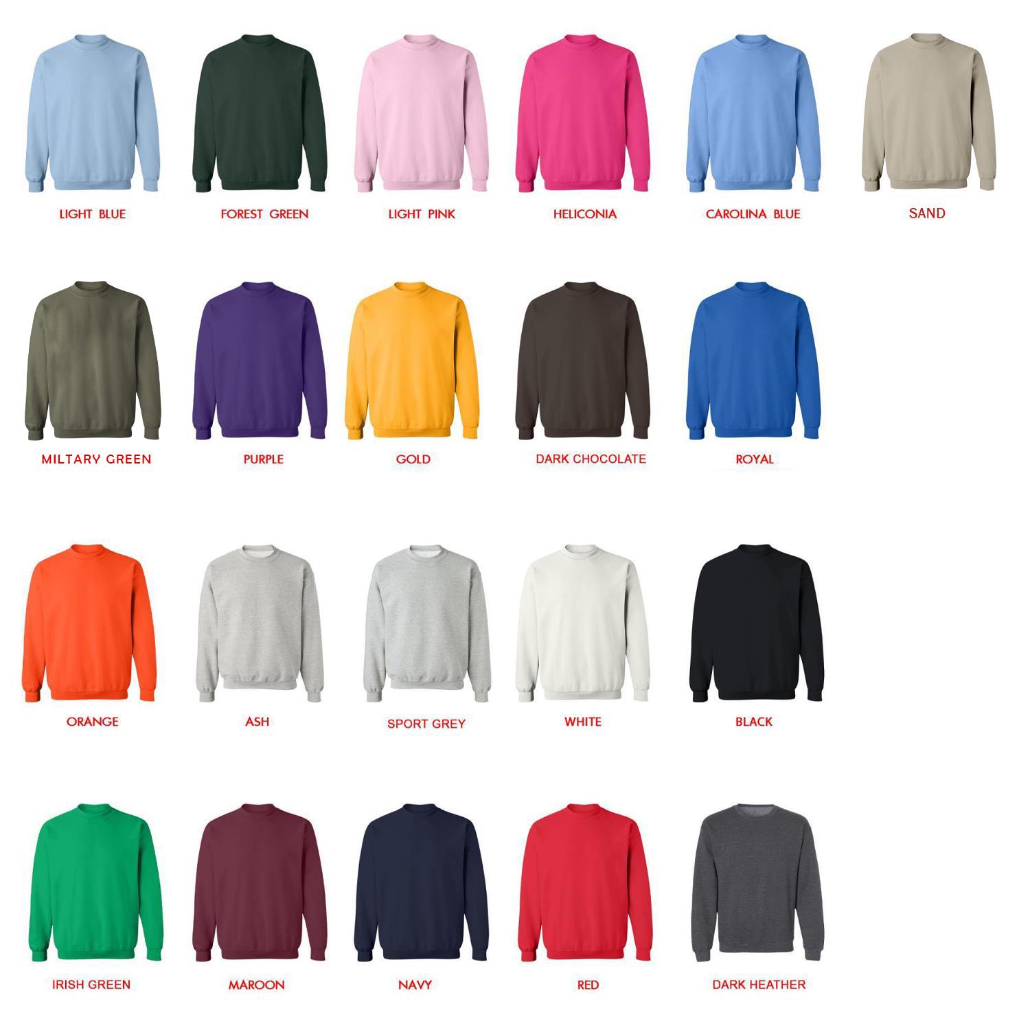 sweatshirt color chart - August Burns Red Store