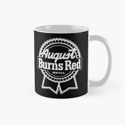Black Round Ribbon Mug Official August Burns Red Merch
