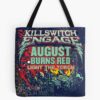 August Tour Light Burns The Torch Red 2020 Berantakin Tote Bag Official August Burns Red Merch
