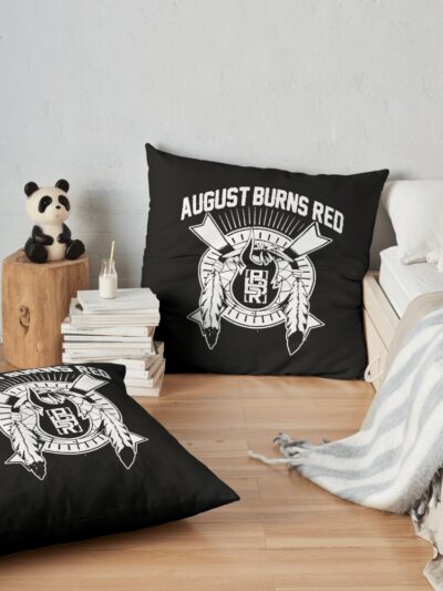 August Burns Red Is An American Metalcore Band Throw Pillow Official August Burns Red Merch