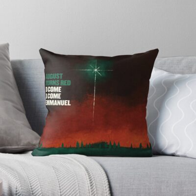 O Come O Come Emmanuel Throw Pillow Official August Burns Red Merch