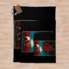 Graphic August Burns Thrill Seeker Black Metal Throw Blanket Official August Burns Red Merch