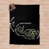 Green Snake Burn Throw Blanket Official August Burns Red Merch