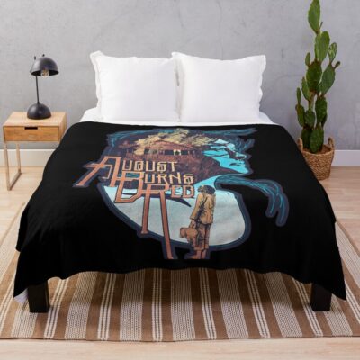 Graphic August Burns Rescue & Restore Metalcore Band Throw Blanket Official August Burns Red Merch