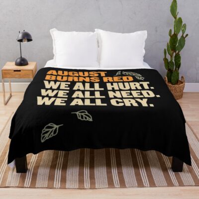 In Difficult Time Throw Blanket Official August Burns Red Merch