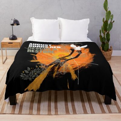Rescue And Restore The Bird Throw Blanket Official August Burns Red Merch
