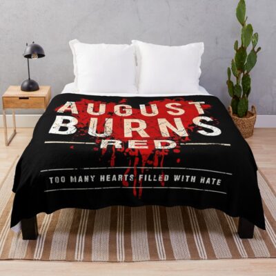 So Many Hearts Throw Blanket Official August Burns Red Merch