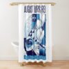 White Flower Eye Shower Curtain Official August Burns Red Merch