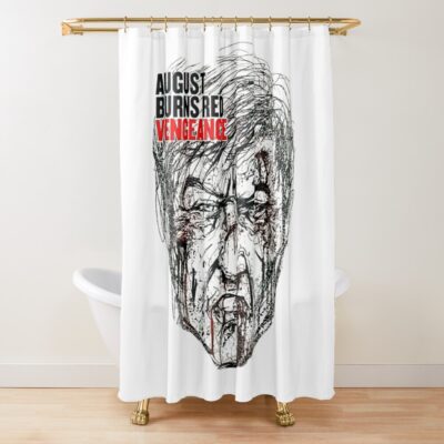Bad Day Face Shower Curtain Official August Burns Red Merch