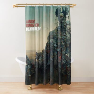 Death Below August Burns Red Tour 2023 Shower Curtain Official August Burns Red Merch