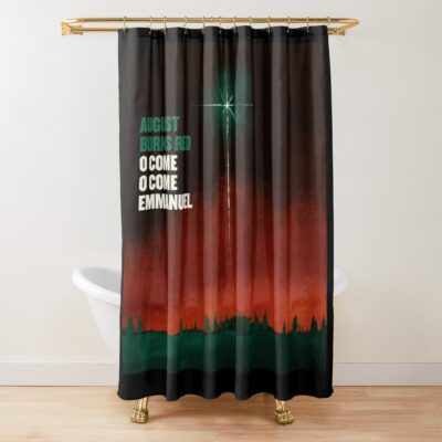 O Come O Come Emmanuel Shower Curtain Official August Burns Red Merch