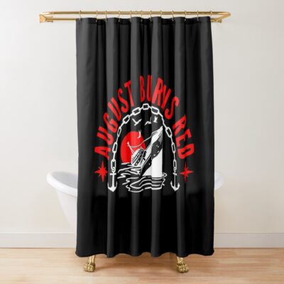 Ship On The Edge Shower Curtain Official August Burns Red Merch