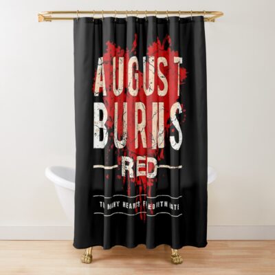 So Many Hearts Shower Curtain Official August Burns Red Merch