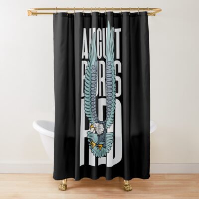 Beauty In Tragedy August Burns Gift Fan Shower Curtain Official August Burns Red Merch