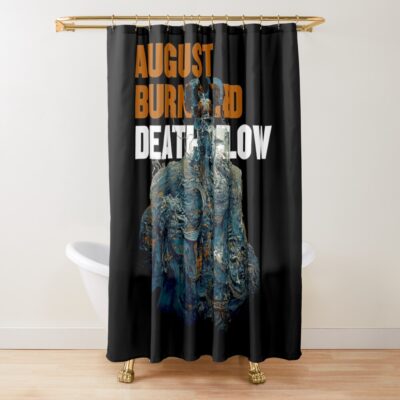 August Burns Red Death Below Abstract Monster Paint Shower Curtain